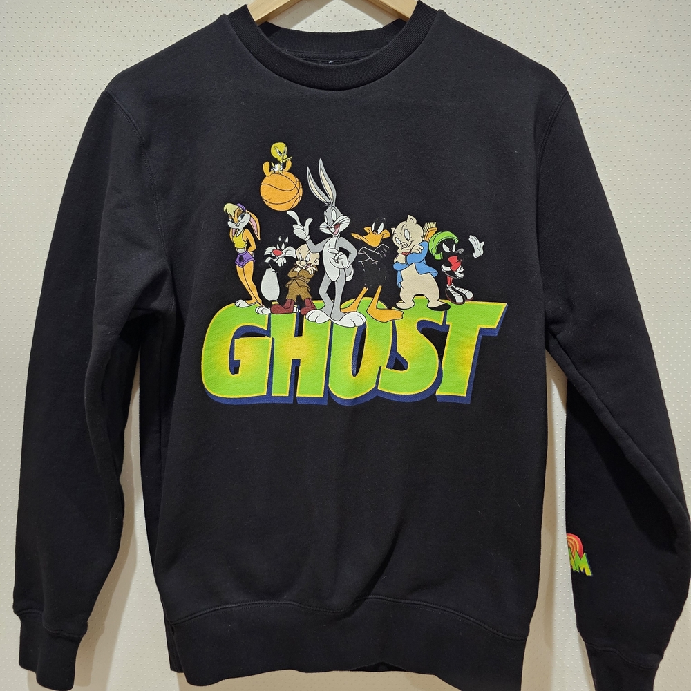 RARE Ghost Lifestyle Tune Squad Looney Tunes Space Jam Crew Neck Sweatshirt - XS